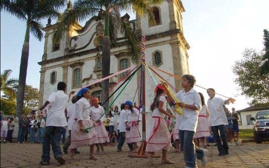 in photo: Brazilian city of Ouro Prêto