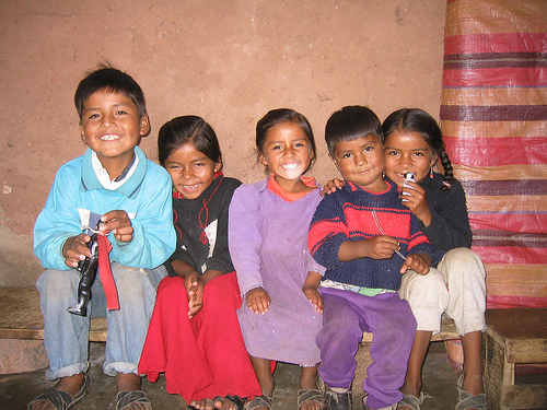 in photo: Children in Bolivia 