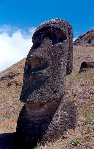 on photo: Easter Island in Chile 