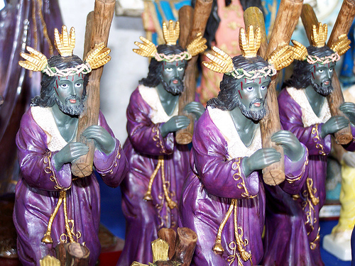 In the photo: the Embera Indians in Panama