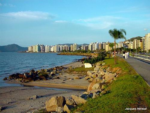 in photo: the  beach resort Florianópolis,  in Brazil