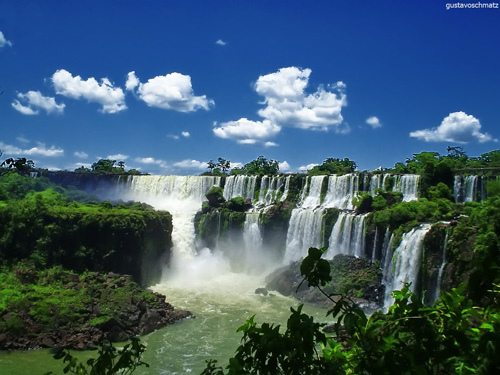 in photo: Iguasu Waterfalls in Brazil and Argentina