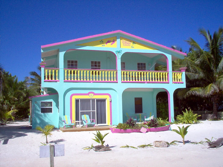 in photo: Caye Caulker island in Belize 