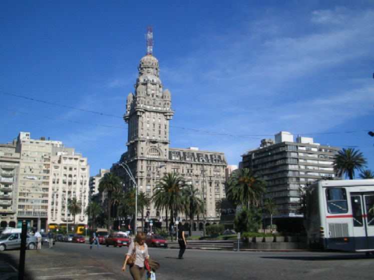 In the photo: sights of Montevideo, Uruguay