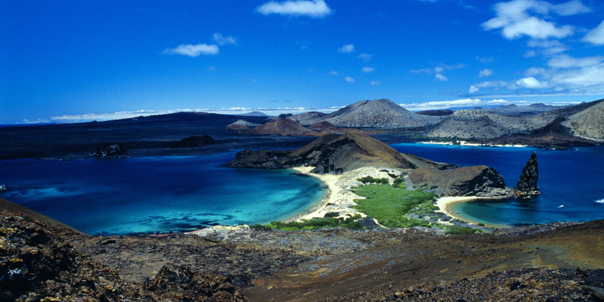 In the photo: Galapagos Islands in Ecuador