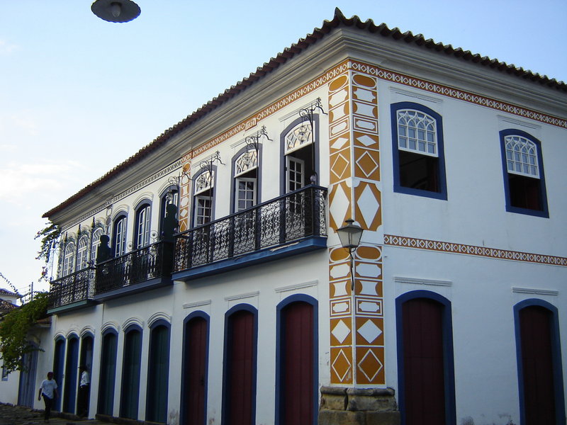 in photo: Paraty city in Brazil 