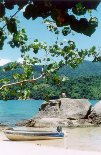 in photo: Paraty city in Brazil 