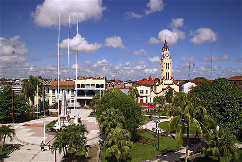 In the photo:  the Amazon in Iquitos, Peru