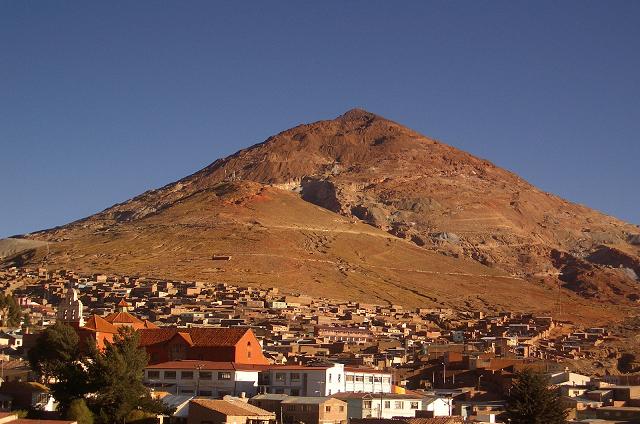 in photo: Potosí  town in Bolivia 