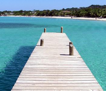 In the photo: Roatan Island in Honduras