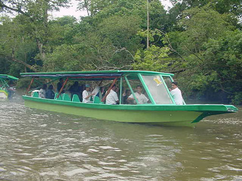Pictured: River cruise in Tortuguero in Costa Rica