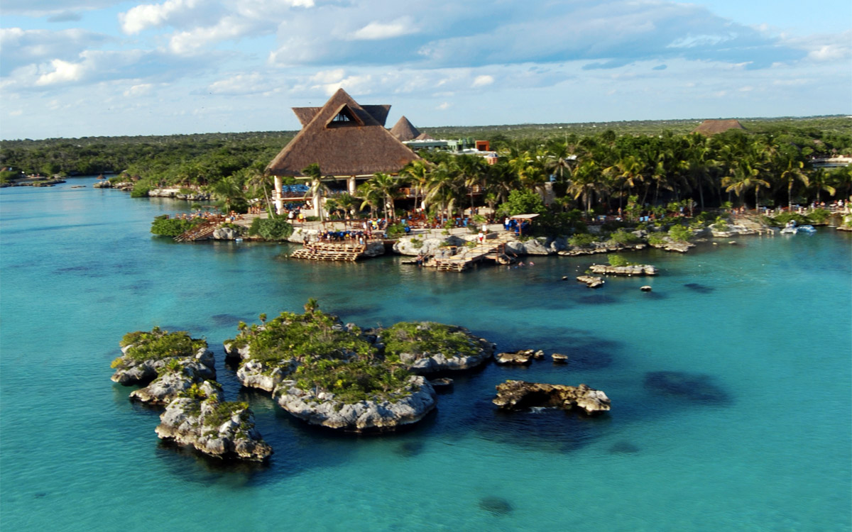 In the photo: Tulum seaside resort in Mexico
