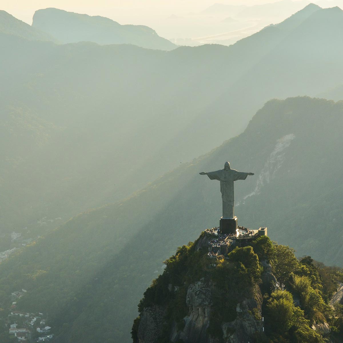 Christ the Redeemer on Corcovado mountain, Rio