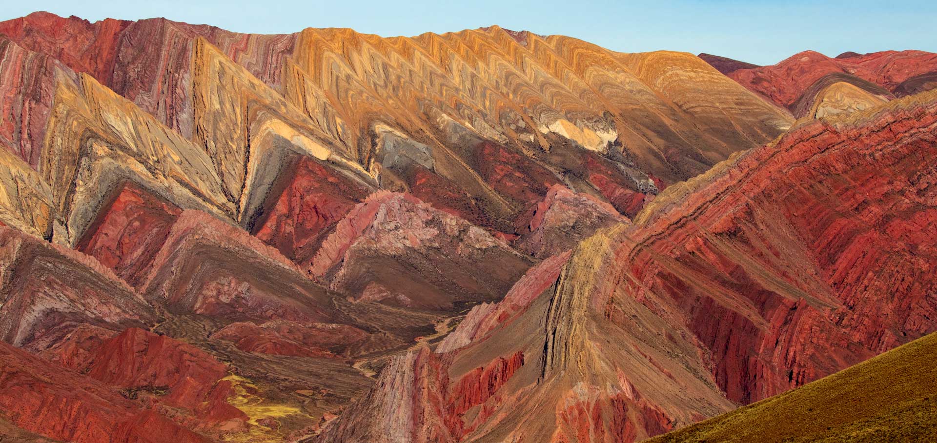 in photo: colorful rocks in Salta, Argentina 