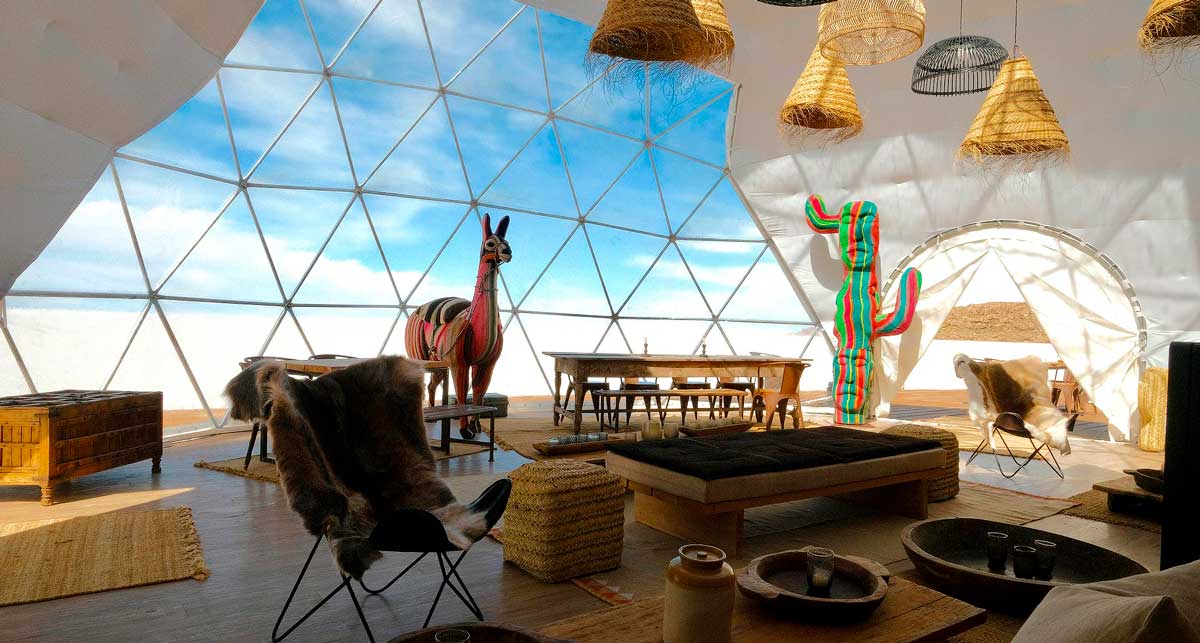 Kachi Lodge Glamping on Salar de Uyuni in Bolivia