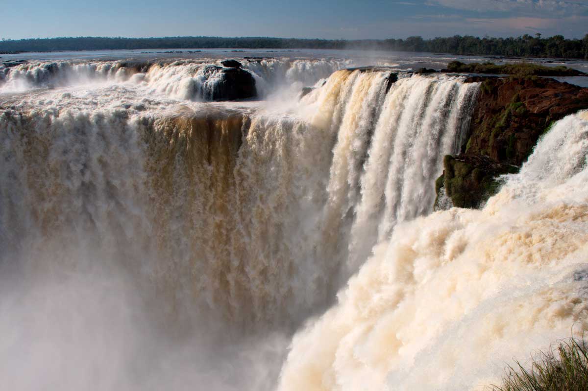 Iguazu Falls on the border of Brazil and Argentina