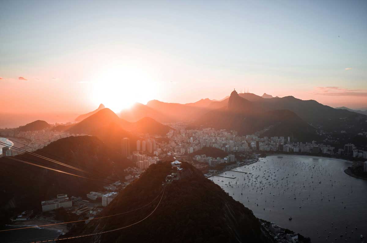 Cable car to Sugarloaf Mountain, Rio, Brazil