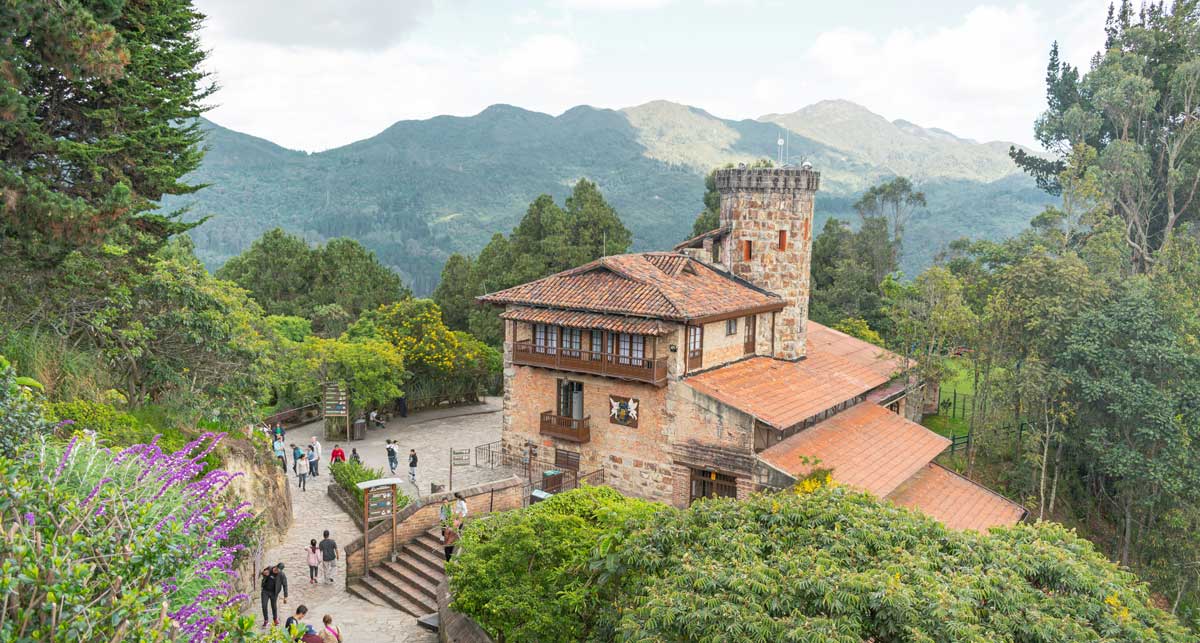 Church and viewpoint on Monserrate mountain, Bogota