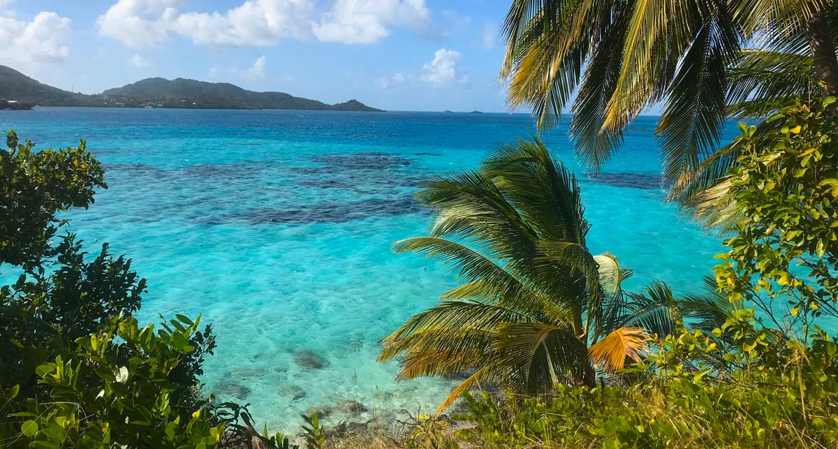 Paradise beach of San Andres island, Colombia