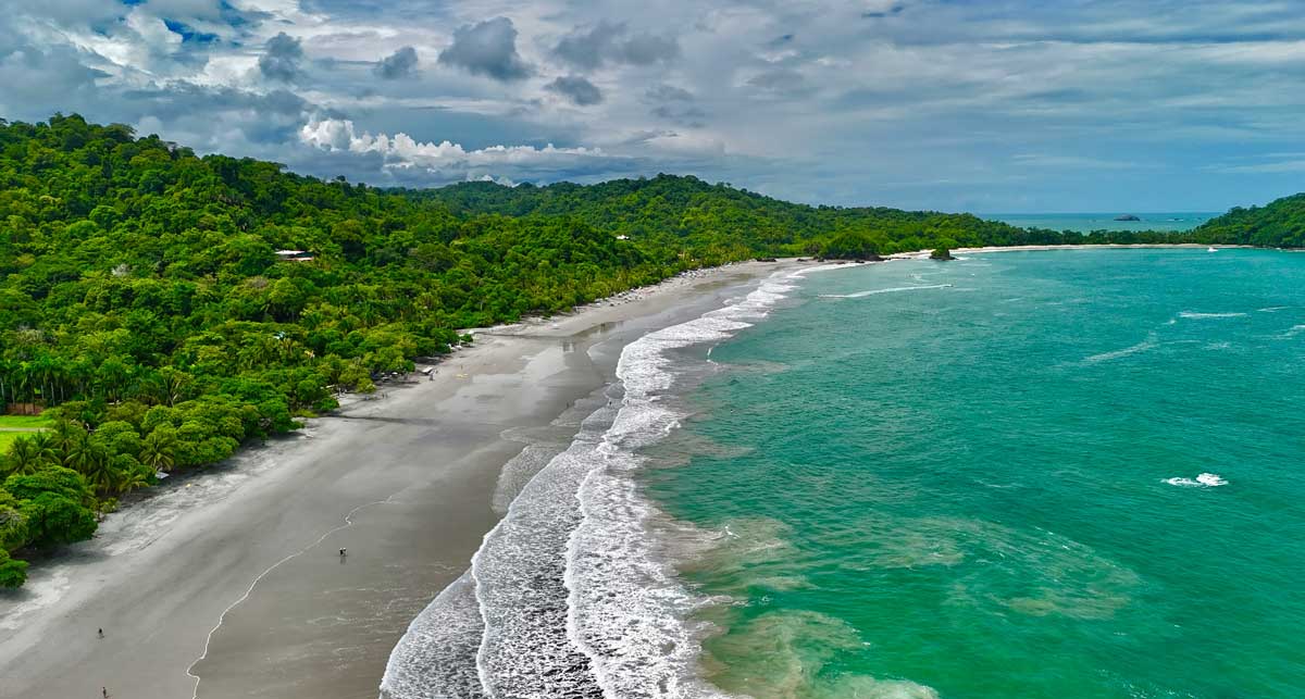 Beach shore at Manuel Antonio resort, Costa Rica