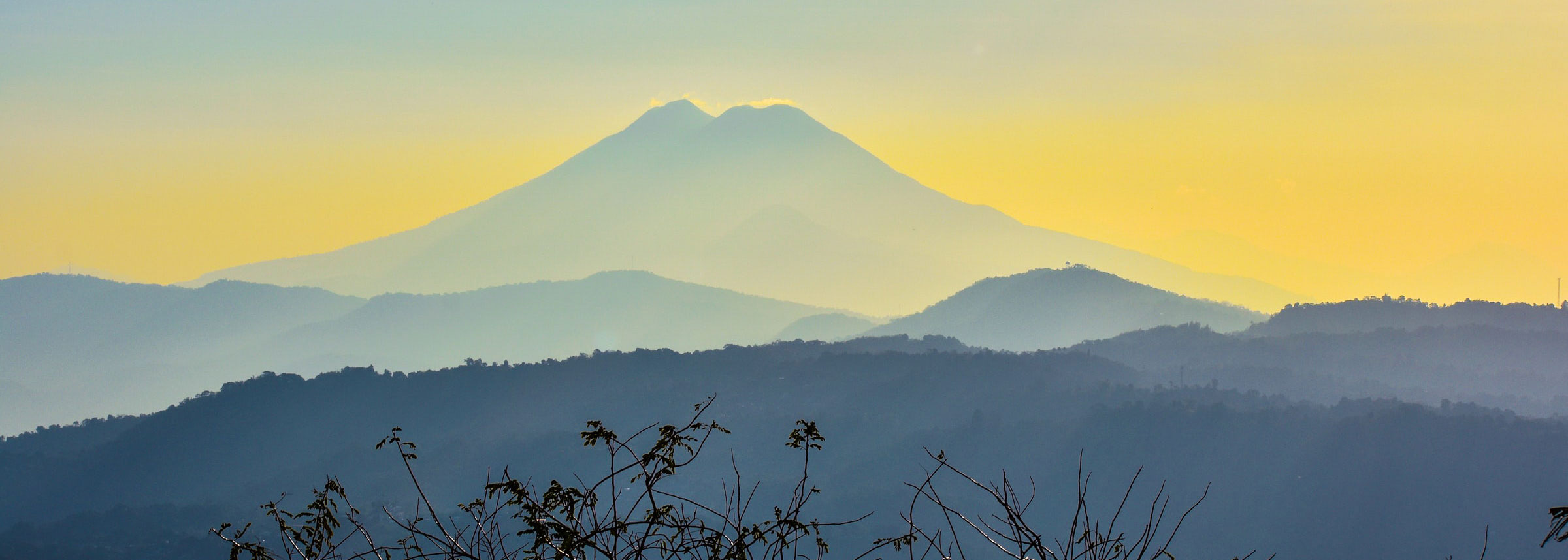 in the photo: Los Planes de Renderos volcano, San Salvador in El Salvador