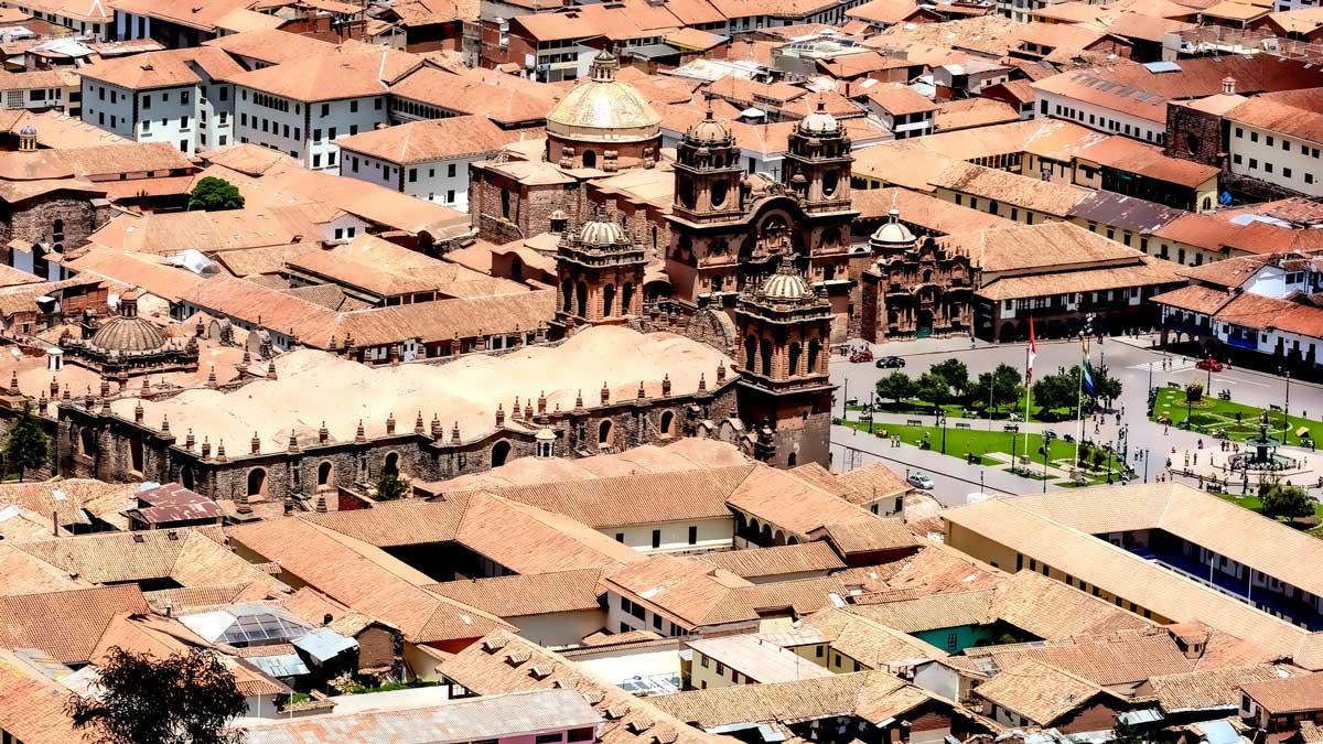 Ancient Inca Capital City of Cusco in Peru