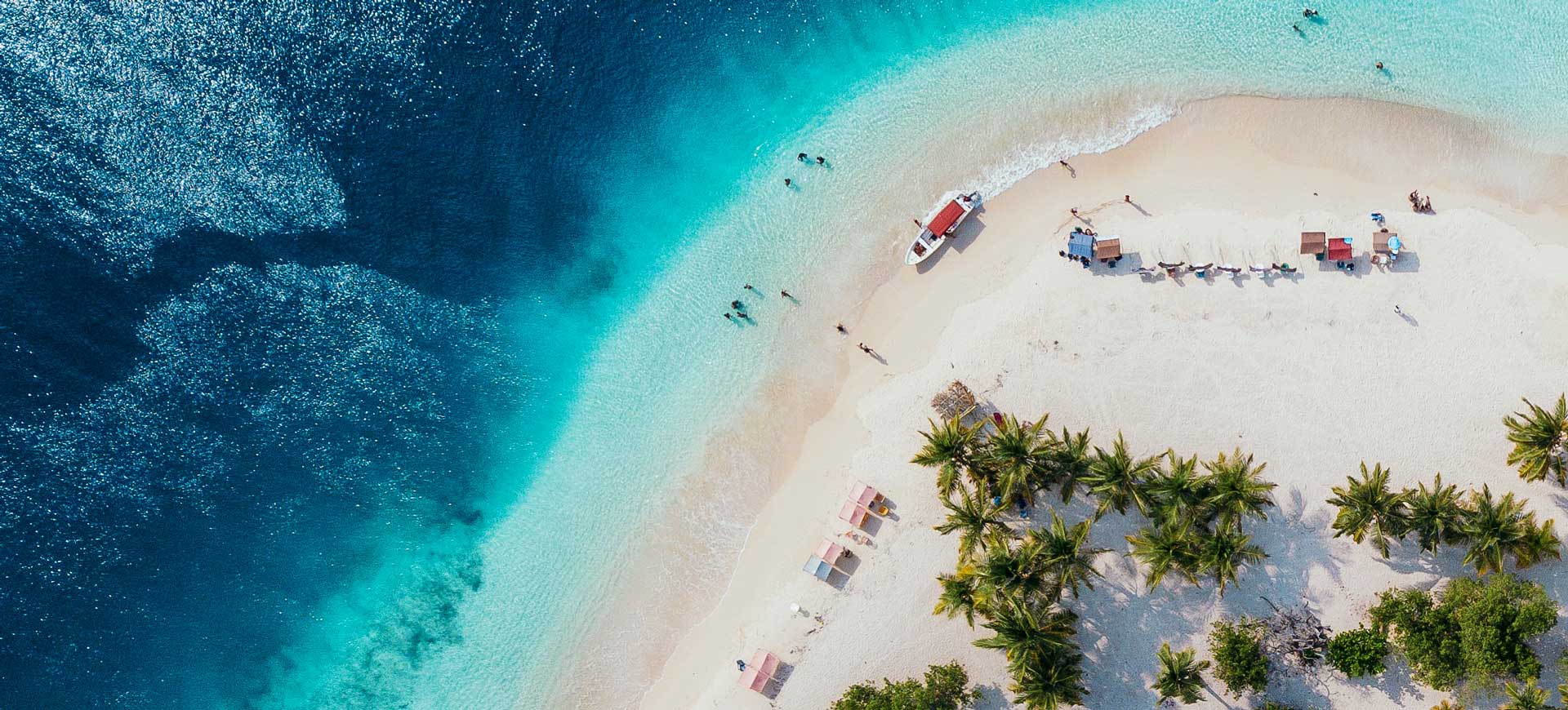 In the photo: beach tours to Brazil and the Caribbean