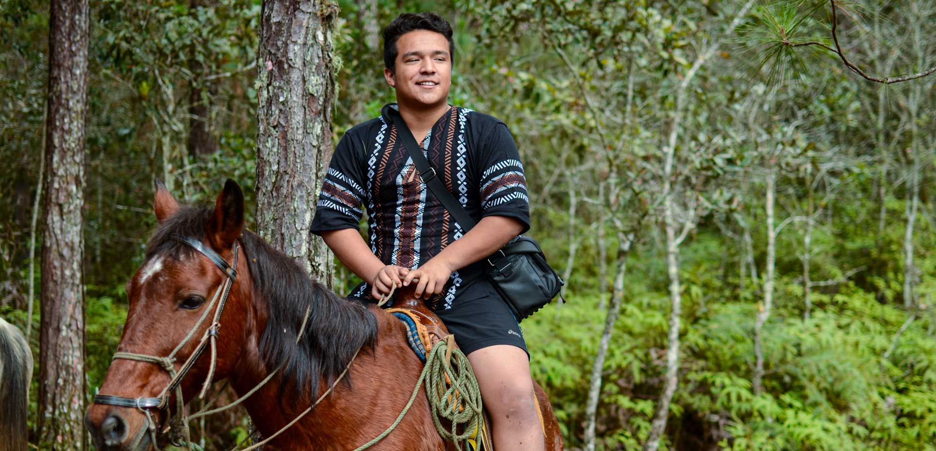 In the photo: organization of travel with adventures and quests in Latin America