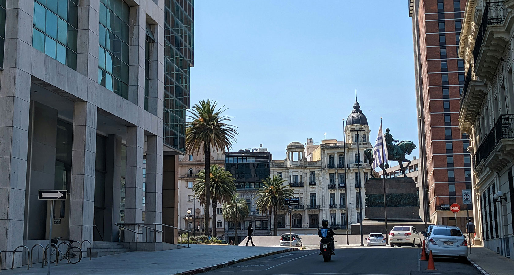 in the photo: Montevideo, the capital of Uruguay 