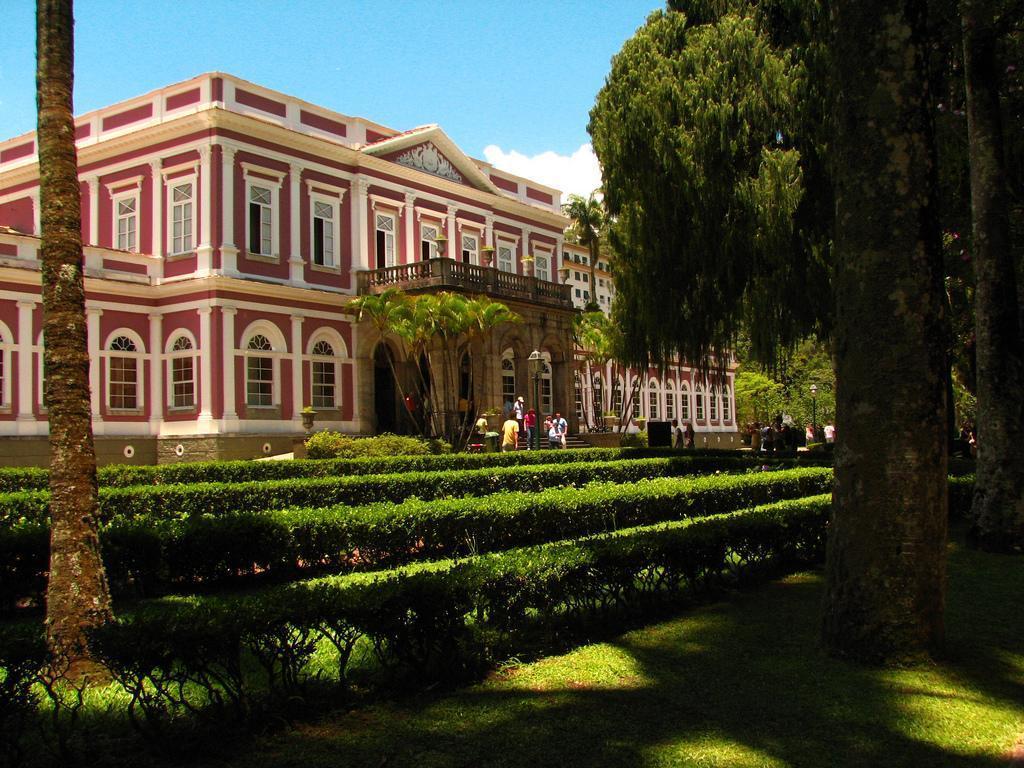 The Imperial Museum and gardens in Petrópolis, Brazil.
